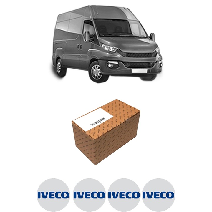 Indicator oglinda Partea Dreapta IVECO DAILY VI Van din 2014-2022, Auto, Blic, 4 Stickere auto cu IVECO