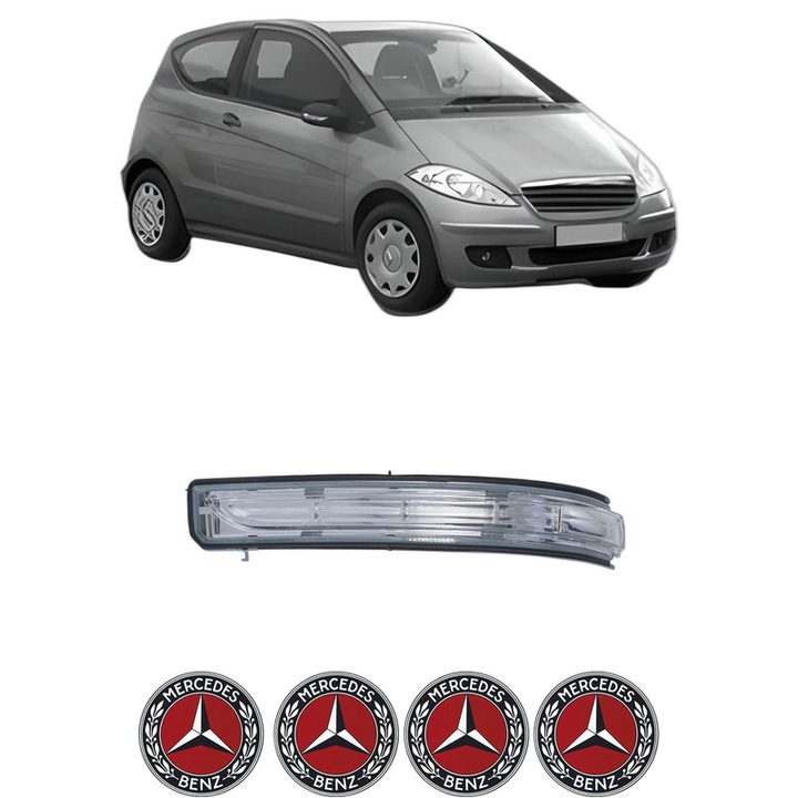 Semnalizator Partea Stanga MERCEDES-BENZ A-CLASS (W169) din 2004-2012, Auto, Blic, 4 Stickere auto cu MERCEDES-BENZ