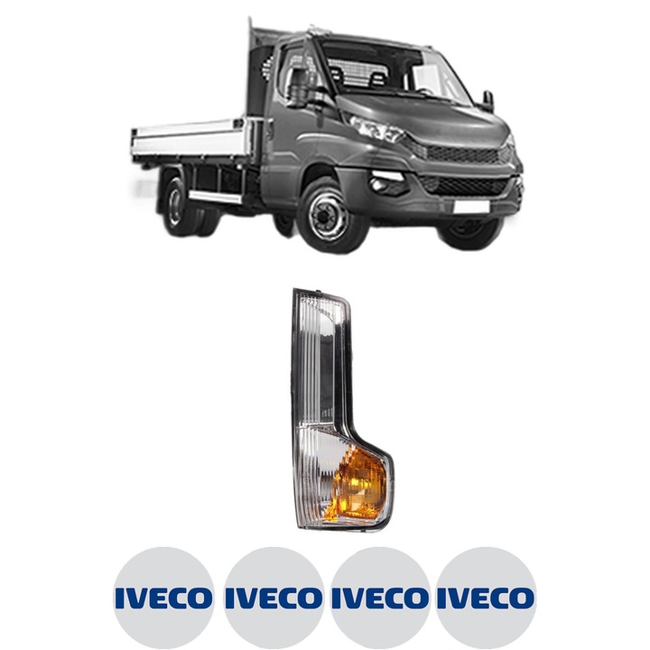 Indicator oglinda Partea Dreapta IVECO DAILY VI Platform/Chassis din 2014-2022, Auto, Blic, 4 Stickere auto cu IVECO