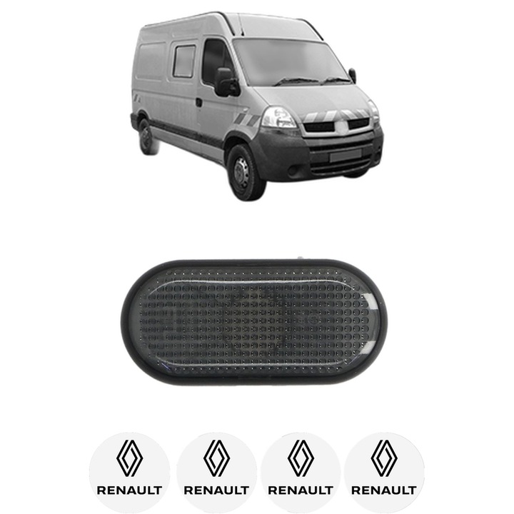 Semnalizator Partea Dreapta / Stanga RENAULT MASTER PRO Van (FH__) din 2004-2010, Auto, Blic, 4 Stickere auto cu RENAULT