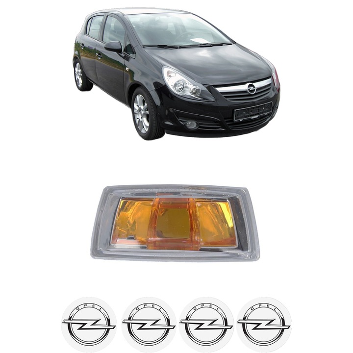 Semnalizator Partea Stanga OPEL CORSA D (S07) din 2006-2014, Auto, Blic, 4 Stickere auto cu OPEL