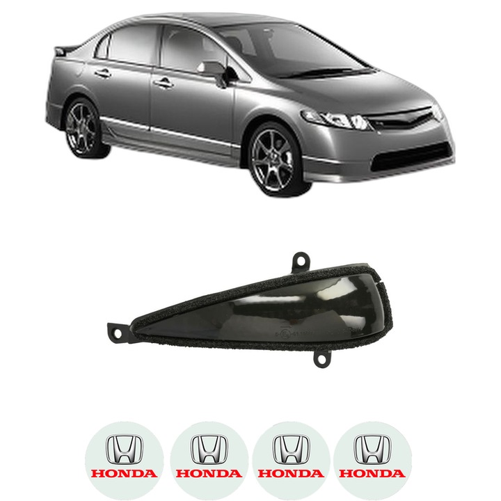 Indicator oglinda Partea Stanga HONDA CIVIC VIII Saloon (FD, FA) din 2005-2013, Auto, Blic, 4 Stickere auto cu HONDA