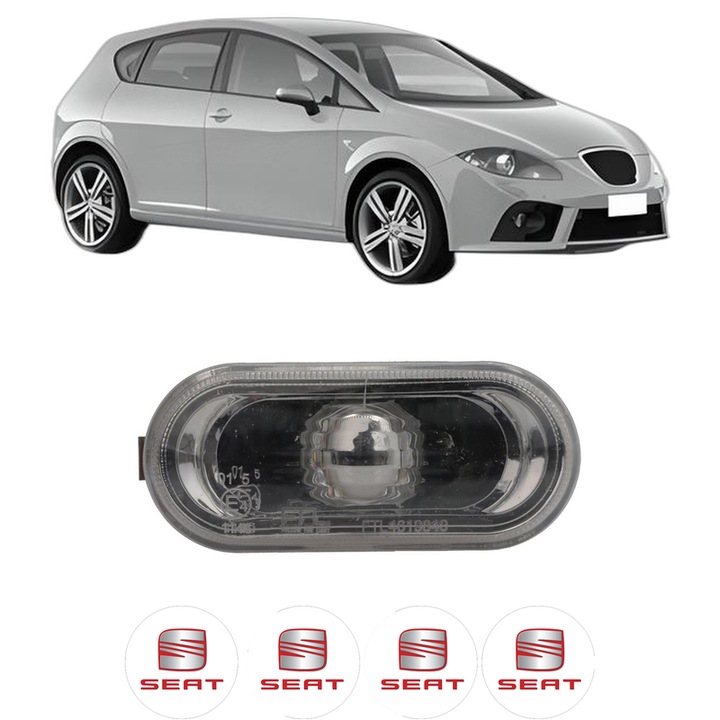 Semnalizator 0 Dreapta / Stanga SEAT LEON (1P1) din 2005-2013, Auto, Blic, 4 Stickere auto cu SEAT
