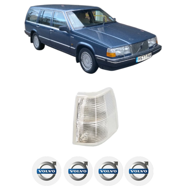 Semnalizator Fata Stanga VOLVO 760 Kombi (704, 765) din 1982-1992, Auto, Depo, 4 Stickere auto cu VOLVO