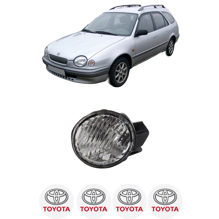 Semnalizator Fata Stanga TOYOTA COROLLA Estate Van (_E11_) din 2000-2001, Auto, Depo, 4 Stickere auto cu TOYOTA