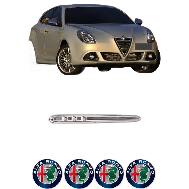 Semnalizator Partea Stanga ALFA ROMEO GIULIETTA Hatchback Van (940_) din 2011-2020, Auto, Depo, 4 Stickere auto cu ALFA ROMEO
