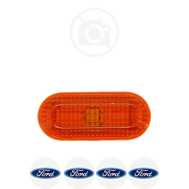 Semnalizator Partea Dreapta / Stanga FORD FIESTA din 1989-2021, Auto, Depo, 4 Stickere auto cu FORD