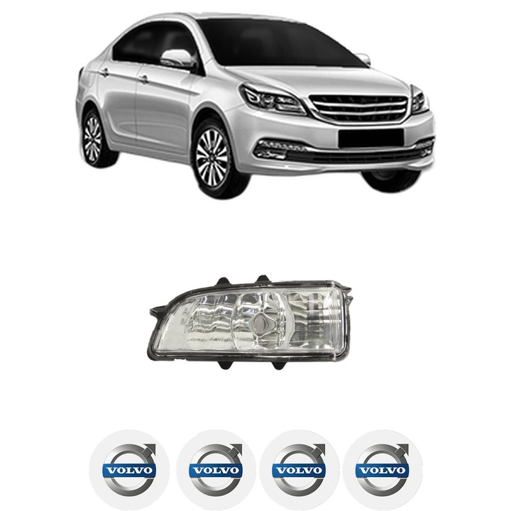 Indicator oglinda Partea Stanga VOLVO C30 din 2006-2012, Auto, Blic, 4 Stickere auto cu VOLVO