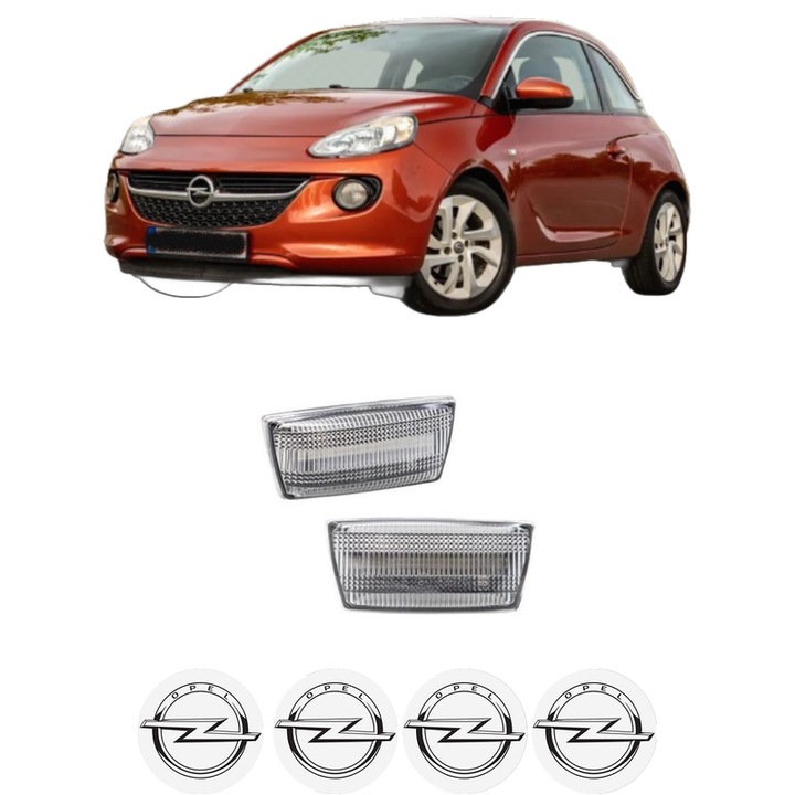 Semnalizator Partea Stanga / Dreapta OPEL ADAM (M13) din 2012-2019, Auto, Blic, 4 Stickere auto cu OPEL