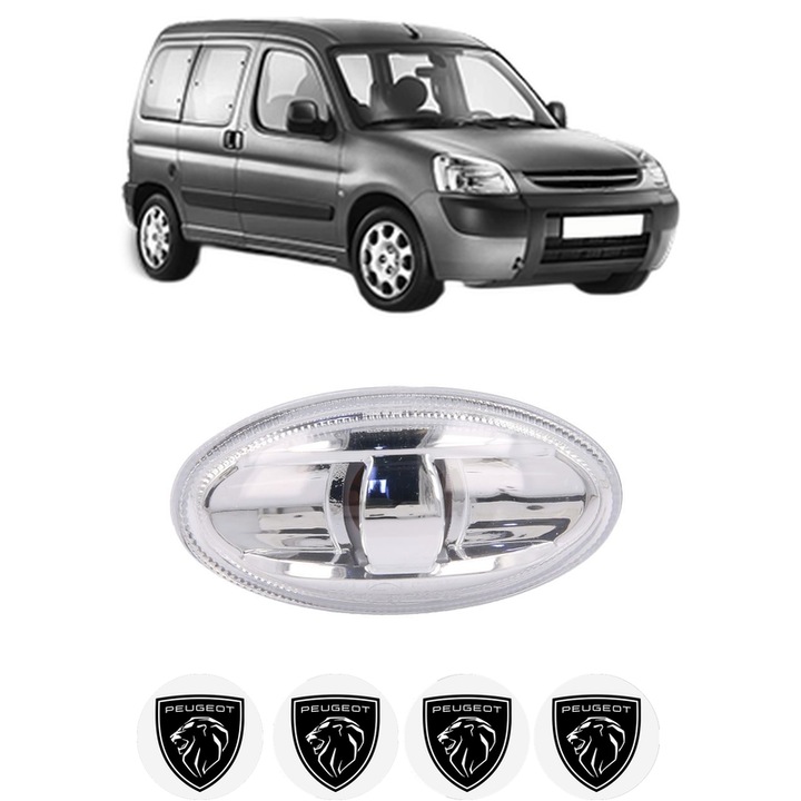 Semnalizator Partea Dreapta / Stanga PEUGEOT PARTNER TEPEE din 2008-2018, Auto, Blic, 4 Stickere auto cu PEUGEOT