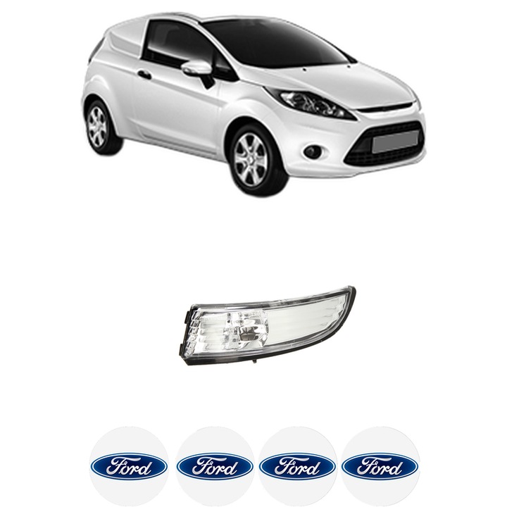 Indicator oglinda Partea Stanga FORD FIESTA VI Van din 2009-2017, Auto, Blic, 4 Stickere auto cu FORD