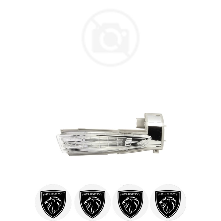 Indicator oglinda Partea Dreapta PEUGEOT 508 din 2010-2018, Auto, Blic, 4 Stickere auto cu PEUGEOT