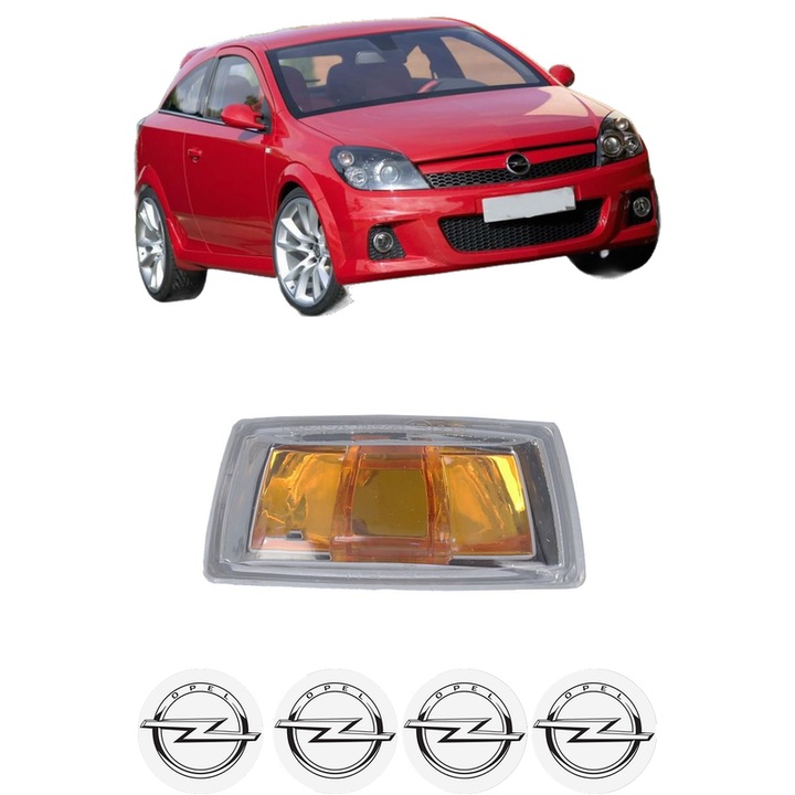 Semnalizator Partea Stanga OPEL ASTRA H GTC (A04) din 2005-2010, Auto, Blic, 4 Stickere auto cu OPEL