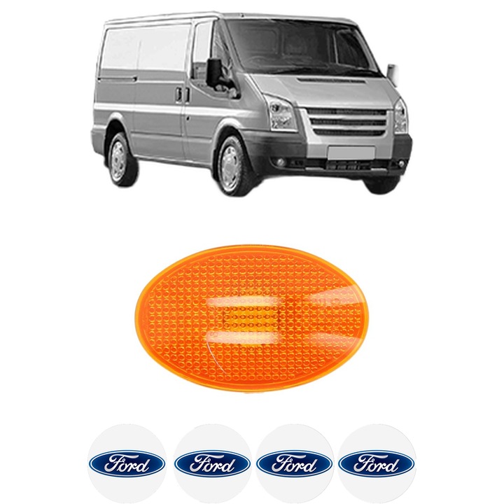 Semnalizator Partea Dreapta / Stanga FORD TRANSIT Van (FA_ _) din 2000-2014, Auto, Depo, 4 Stickere auto cu FORD