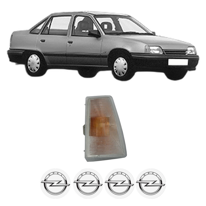 Semnalizator Fata Stanga OPEL KADETT E (T85) din 1984-1992, Auto, Depo, 4 Stickere auto cu OPEL