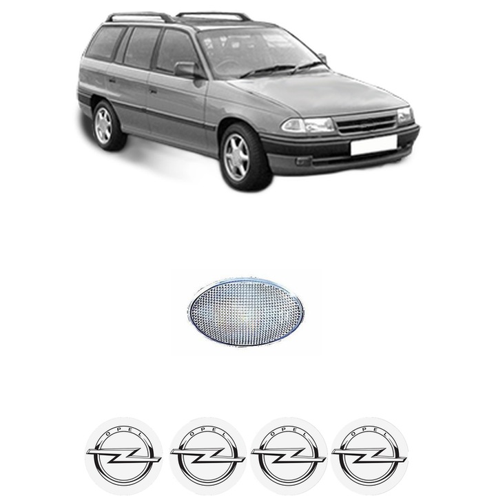 Semnalizator Partea Dreapta / Stanga OPEL ASTRA F Estate (T92) din 1991-1998, Auto, Depo, 4 Stickere auto cu OPEL