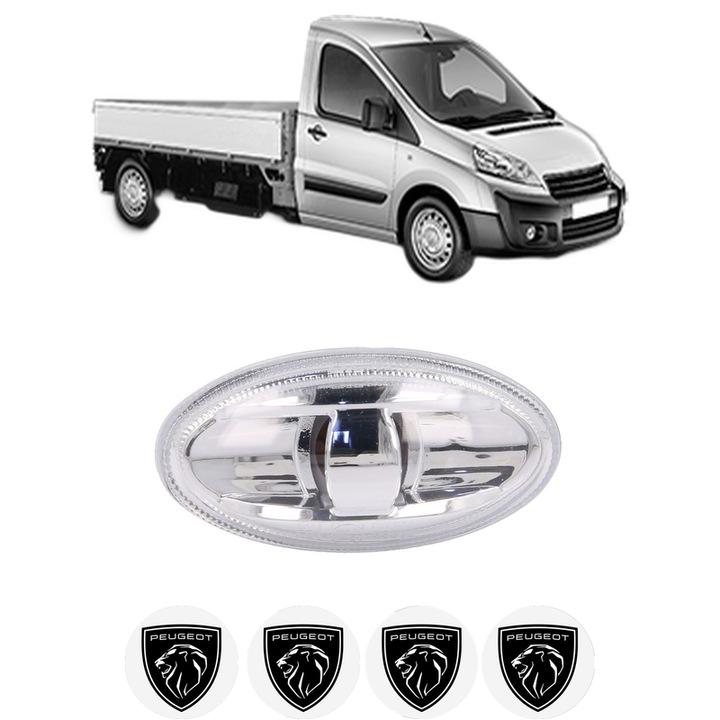 Semnalizator Partea Dreapta / Stanga PEUGEOT EXPERT Platform/Chassis din 2007-2016, Auto, Blic, 4 Stickere auto cu PEUGEOT
