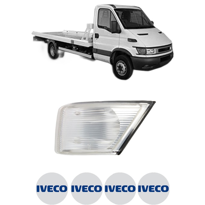 Far Fata Stanga IVECO DAILY III Platform/Chassis din 1999-2006, Auto, Depo, 4 Stickere auto cu IVECO
