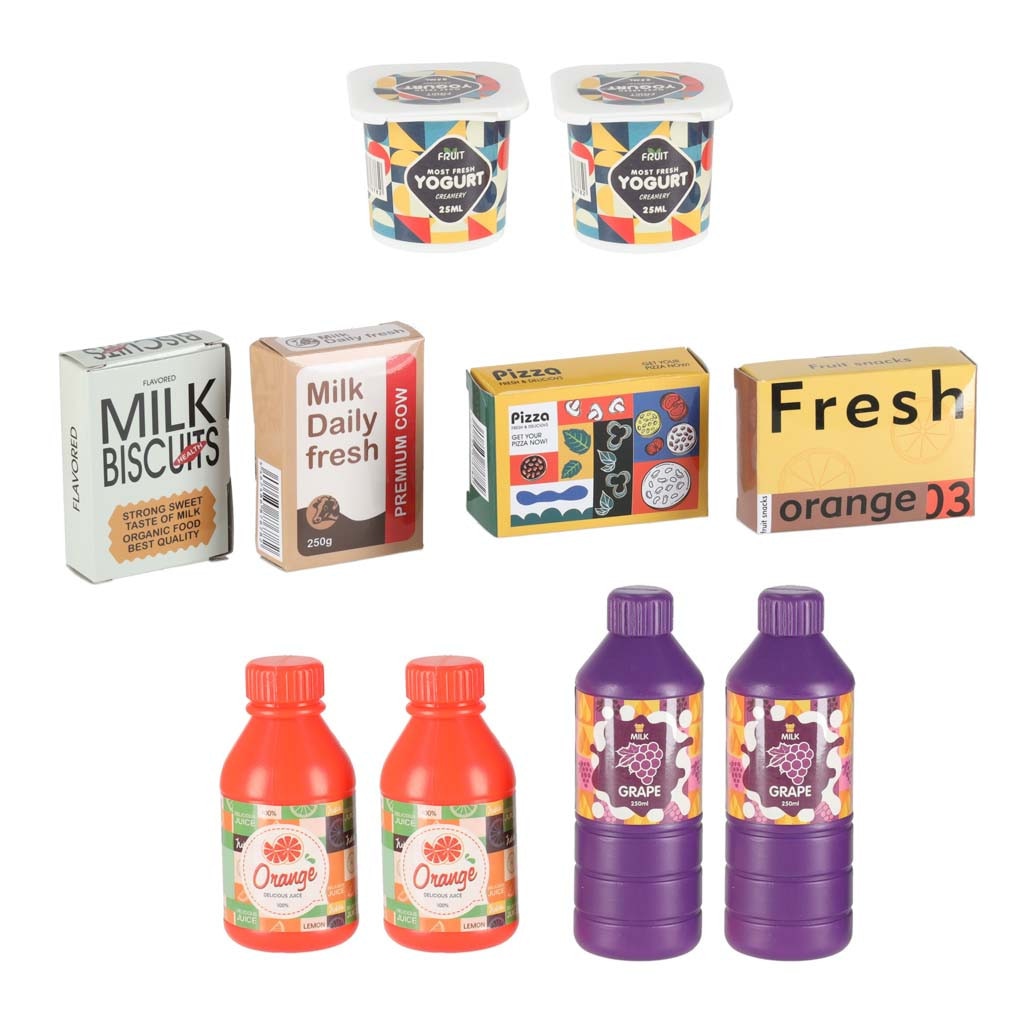 Set de Joaca Supermarket din Lemn Ciupigo® Stand Magazin Copii cu