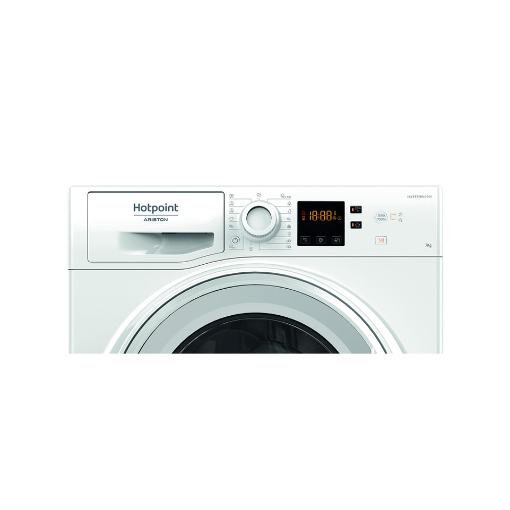 Masina de spalat rufe Hotpoint-Ariston NWS 7469 W EU, 7 Kg, 1400 rpm, Clasa A, Alb