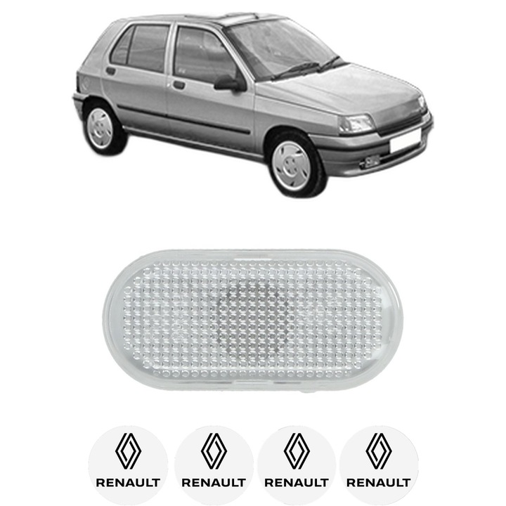 Semnalizator Partea Dreapta / Stanga RENAULT CLIO I (B/C57_, 5/357_) din 1990-1998, Auto, Blic, 4 Stickere auto cu RENAULT