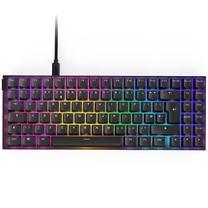 Tastatură wireless gaming Proove 68 taste, alb, iluminare RGB, 318x110x28mm