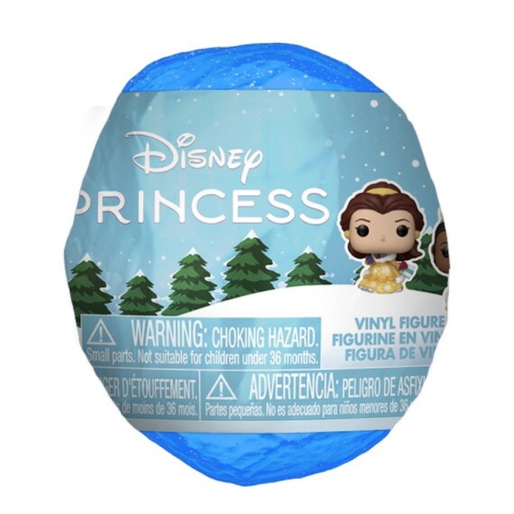 Figurina FunKo Pocket Pop! Capsule Moana, Belle, Tiana, Rapunzel, multicolor, 3,8cm, cutie surpriză
