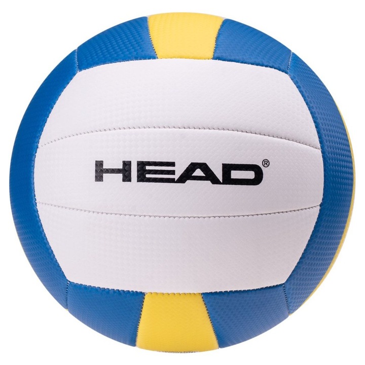 Head röplabda, sárga, 5-ös méret, 2.5 mm-es texturált szintetikus bőr, géppel varrott