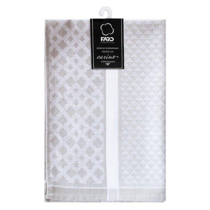 Комплект кърпи КАРИНО 40x60 см, 100% памук, елегантен дизайн, многоцветни