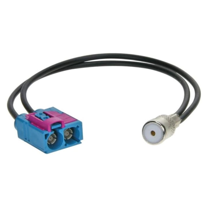 Адаптер за антена CAR-TRONIC, ISO гнездо, 2x Fakra, за Audi, Seat, Skoda, VW 2008->