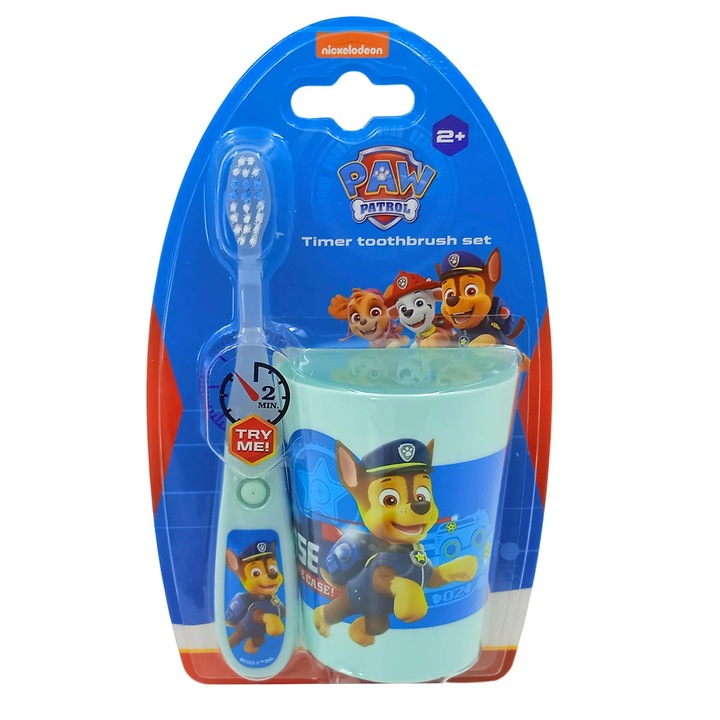 Disney elektromos fogkefe, Chase modell, LED, gyermekeknek, pulzáló
