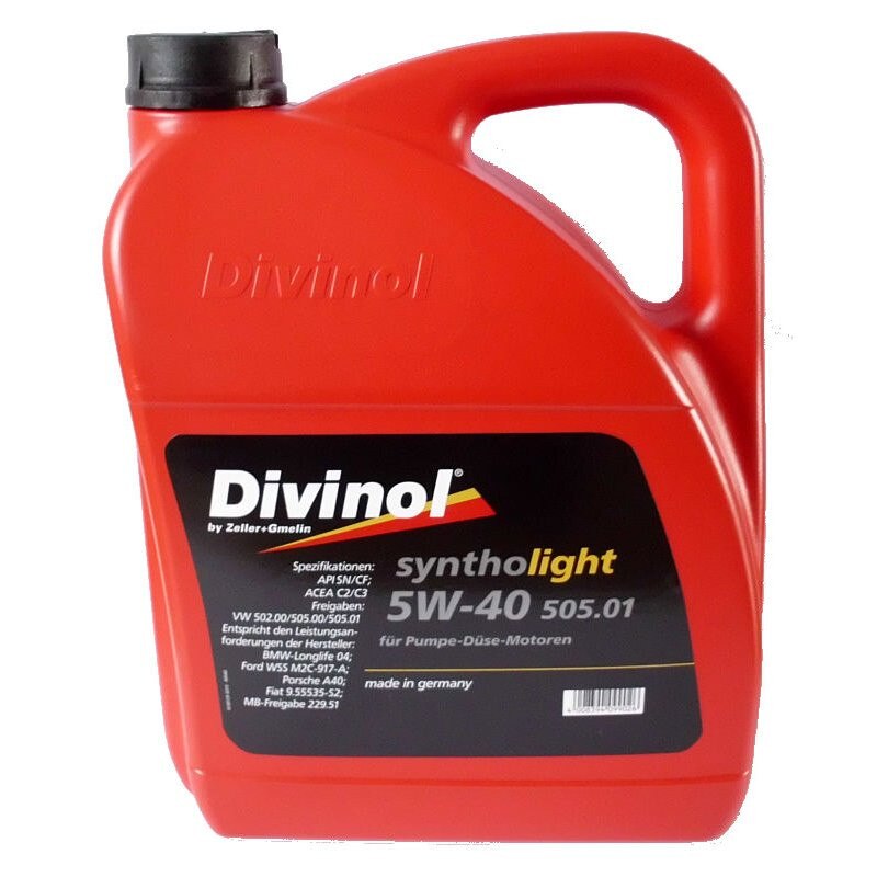 Ulei motor Divinol Syntholight 5w40 505.01 Pumpe Duse 5 L