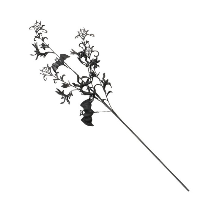 Spoky dekorációs ág, fekete, 79 cm