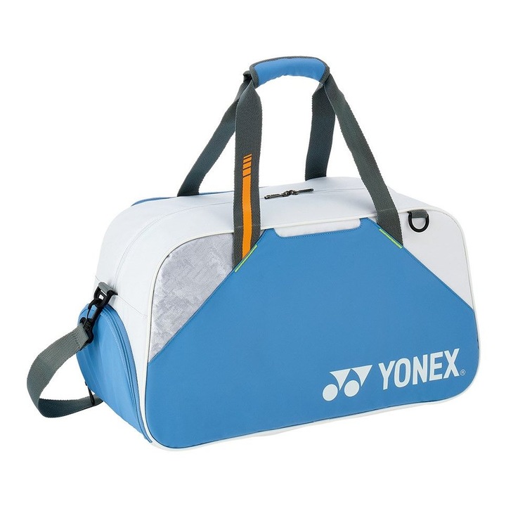 Yonex 52511 sporttáska, kék, 55x26x30cm, 2 tollaslabda ütőhöz, rekeszek kiegészítőknek és cipőknek
