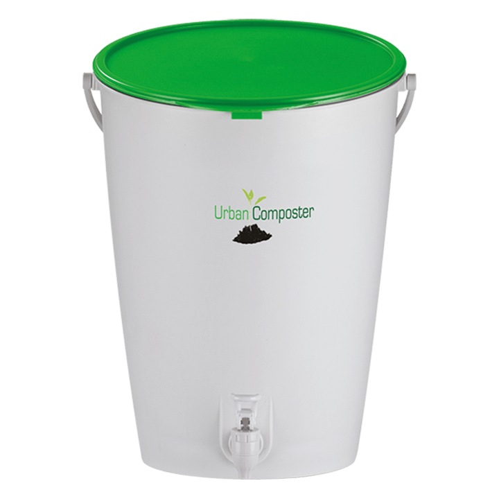 Градски компостер 15 л с кран – Превръща органичните отпадъци в естествен тор