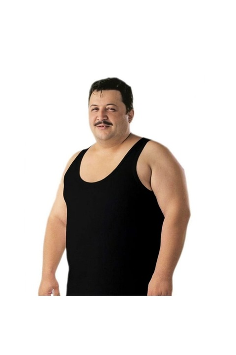 Set 3 bucati maiouri barbati, 100% bumbac, PLUS SIZE, Negru