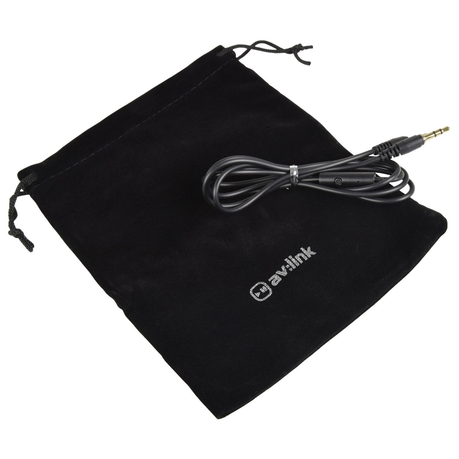 Casti on ear cu fir si microfon AV:Link PH10-BLK