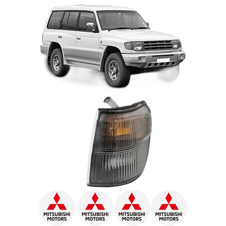 Semnalizator Fata Stanga MITSUBISHI PAJERO II (V3_W, V2_W, V4_W, V5_W) din 1990-1999, Auto, Depo, 4 Stickere auto cu MITSUBISHI