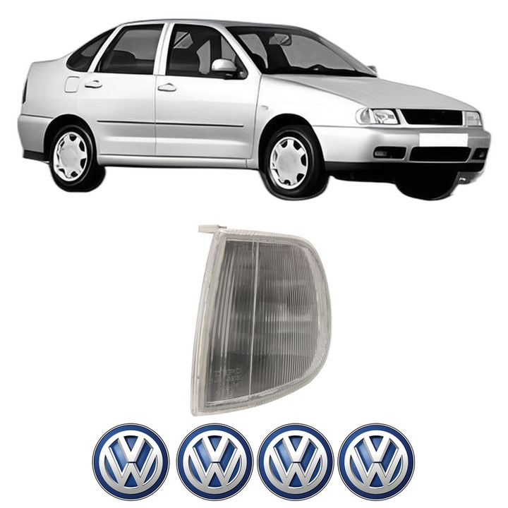 Semnalizator Fata Stanga Volkswagen POLO III CLASSIC (6V2) din 1995-2002, Auto, Depo, 4 Stickere auto cu Volkswagen