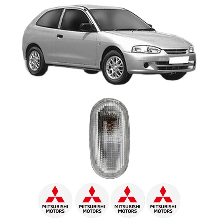 Semnalizator Partea Dreapta / Stanga MITSUBISHI COLT IV (CA_A) din 1992-1996, Auto, Depo, 4 Stickere auto cu MITSUBISHI