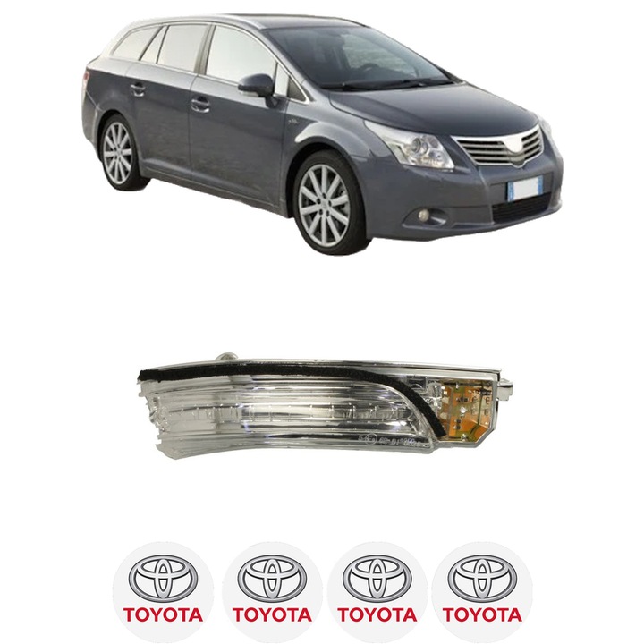 Semnalizator Fata Dreapta TOYOTA AVENSIS Estate (_T27_) din 2008-2018, Auto, Blic, 4 Stickere auto cu TOYOTA