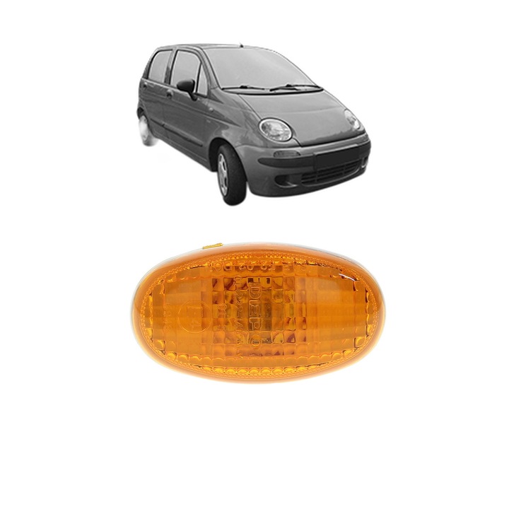 Semnalizator Partea Dreapta / Stanga FSO MATIZ din 1998-2008, Auto, Depo, 4 Stickere auto cu FSO