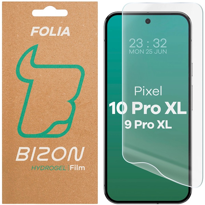Folie, Bizon Glass Hydrogel Front pentru Google Pixel 10 Pro XL / 9 Pro XL