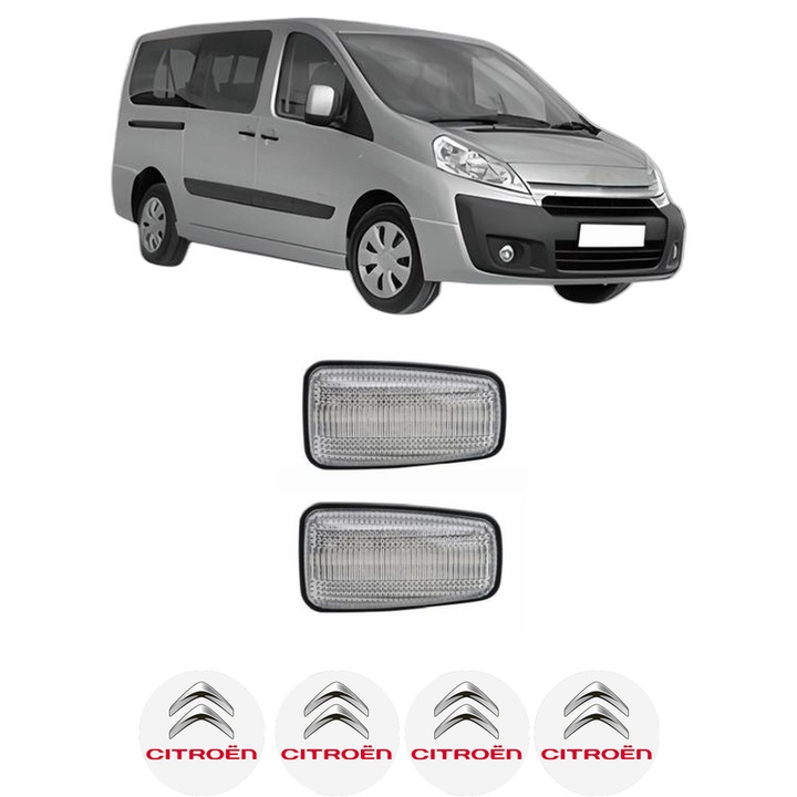 Semnalizator Partea Dreapta / Stanga CITROEN JUMPY II (VF7) din 2007-2016, Auto, Blic, 4 Stickere auto cu CITROEN