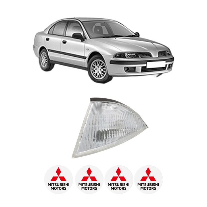 Semnalizator Fata Stanga MITSUBISHI CARISMA (DA_) din 1995-2006, Auto, Depo, 4 Stickere auto cu MITSUBISHI