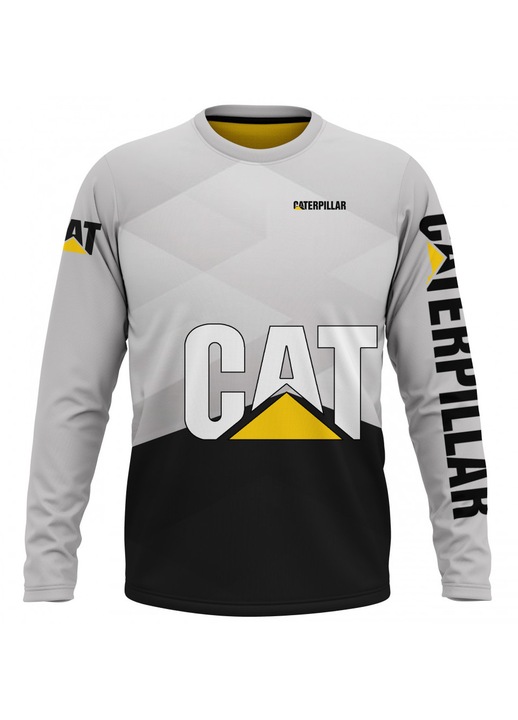 Bluza barbati Cat 100.96, maneca lunga, multicolor