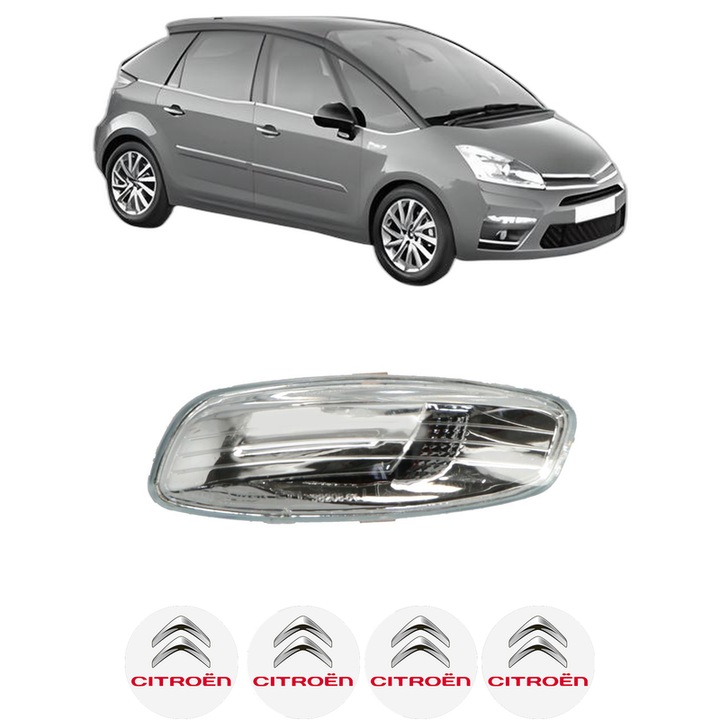 Indicator oglinda Partea Stanga CITROEN C4 PICASSO I MPV (UD_) din 2006-2013, Auto, Blic, 4 Stickere auto cu CITROEN