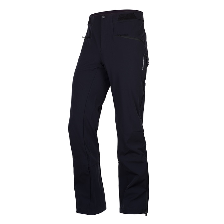 Pantaloni softshell de schi 3L BURT pentru bărbați, Negru
