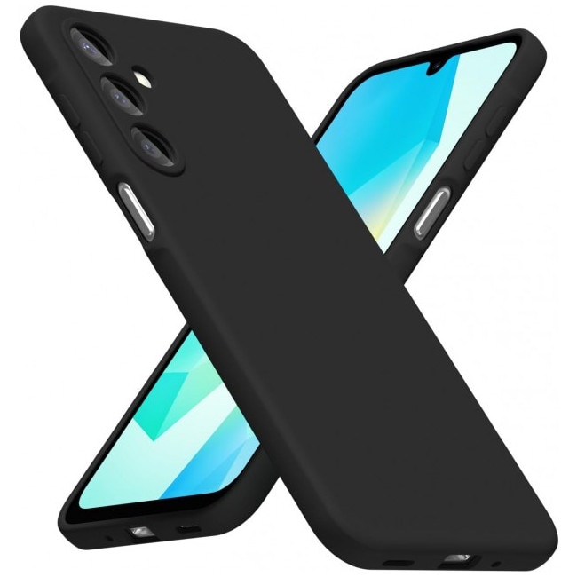 Husa Upzz Ultra Slim New Compatibila Cu Samsung Galaxy A17 5G, Silicon Soft Slim, Protectie La Camera, Negru
