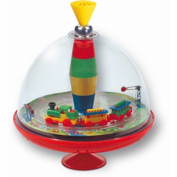 Jucarie bebelusi Lena - Primul meu titirez, Trenulet, 19 cm Jucarie bebelusi Lena - Primul meu titirez, Trenulet, 19 cm